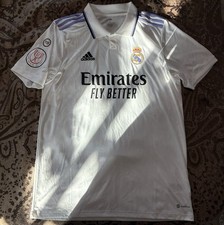 Adidas Real Madrid 2022-2023 Home Jersey Large Karim Benzema Balon d’ Or HFO291