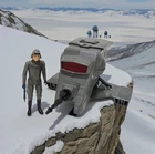 Star Wars Vintage INT-4 With AT-AT Commander Action Figure & Original Blaster