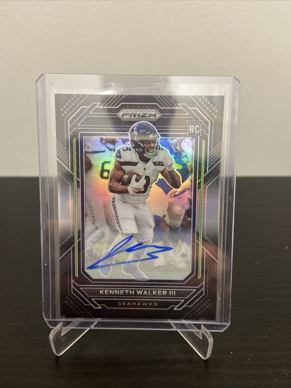 2022 Chronicles Prizm Black Kenneth Walker III Silver Auto