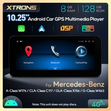 10,25" Autoradio f&uuml;r MERCEDES C117 W176 X156 W463 NTG4.5/4.7 Android 8G+128G GPS