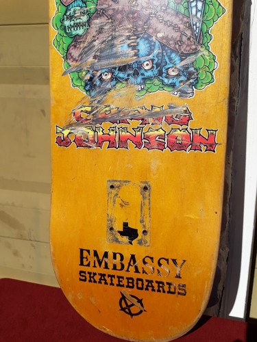 Poupée Craig Johnson Embassy Voodoo 2014 planche à roulettes occasion accroche superbe Alva USA - Photo 4/24