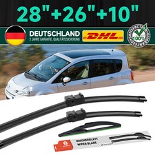 Scheibenwischer Wischer Set Vorne + Hinten Für RENAULT MODUS/GRAND (F/JP0) DHL