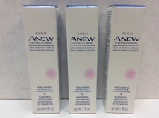 Avon Anew Hydra Fusion Replenishing Face Serum with Hyaluronic Acid, LOT OF 3