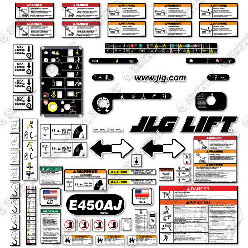 Autocollant, point de levage - JLG éq. 1701500 - Autocollant, JLG