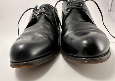 Vintage French Shriner mens Black Leather Dress Shoes 7.5 Vintage French Shriner mens Black Leather Dress Shoes 7.5 | eBay main image 4