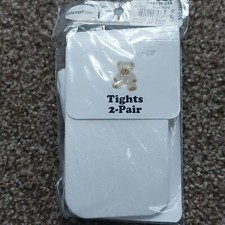 White Cuddle Bear Tights