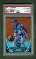 Daniel Vogelbach 2013 Bowman Platinum Orange Convention NC75 PSA/DNA Autograph