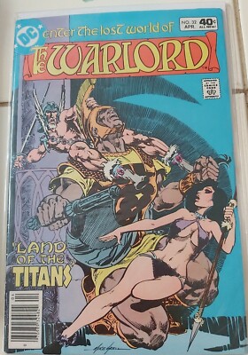 enter the lost world of The Warlord #32 (1976 DC)