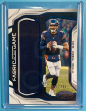 Mitch Trubisky - 2019 Certified - Fabric of the Game #'d/299 Tarheels Bears