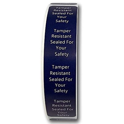 Tamper Evident Labels | Sealed for Your Safety Stickers | 500 Tamper Proof Stick