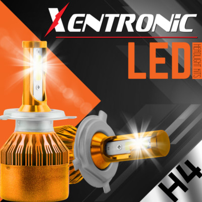 XENTRONIC LED HID Headlight Conversion kit H4 9003 6000K for 2016-2016 Scion iA