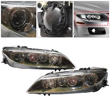 For Mazda 6 2006-2008 Left & Right Side Halogen Headlights Headlamps Set 1 Pair