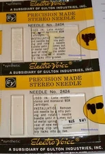 EV 2424 Lot Pair of 272 NEEDLE SYLUS for BSR ST8 ST9 ST10 ST11 ST-8 9 10 RS-110