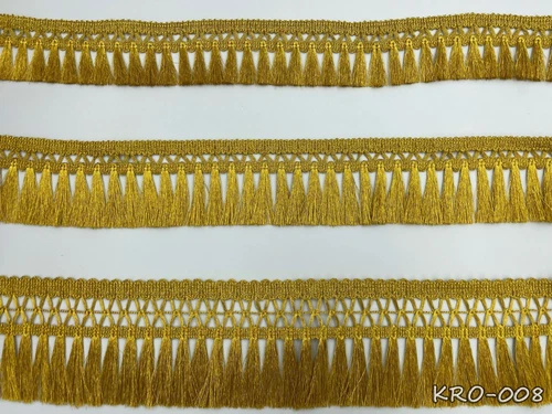 Ecclesiastical Gold Liturgical Fringe For Clerical Vestments Tassels 45 60 80mm