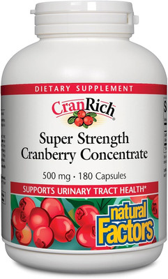 , Cranrich, Super Strength 36:1 Cranberry Concentrate, 500 Mg, Sugar-Free Who...