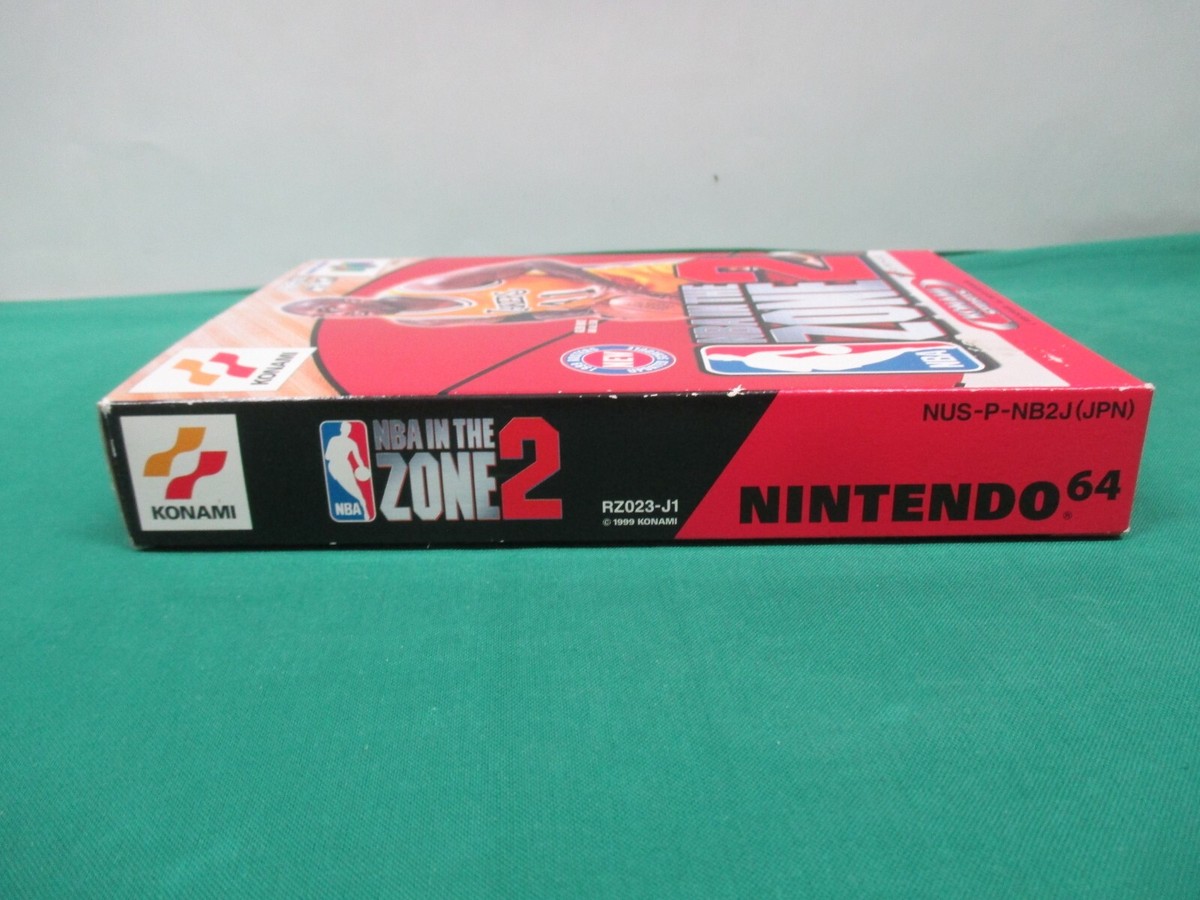 N64 -- NBA In the Zone 2 -- Boxed. Nintendo 64, Japan Game