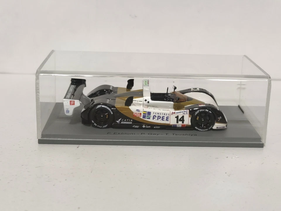 Coche de carreras Spark modelo 1998 Courage C51 Nissan #14 Le Mans 24h Minicar 1/43  Foto 3 de 4