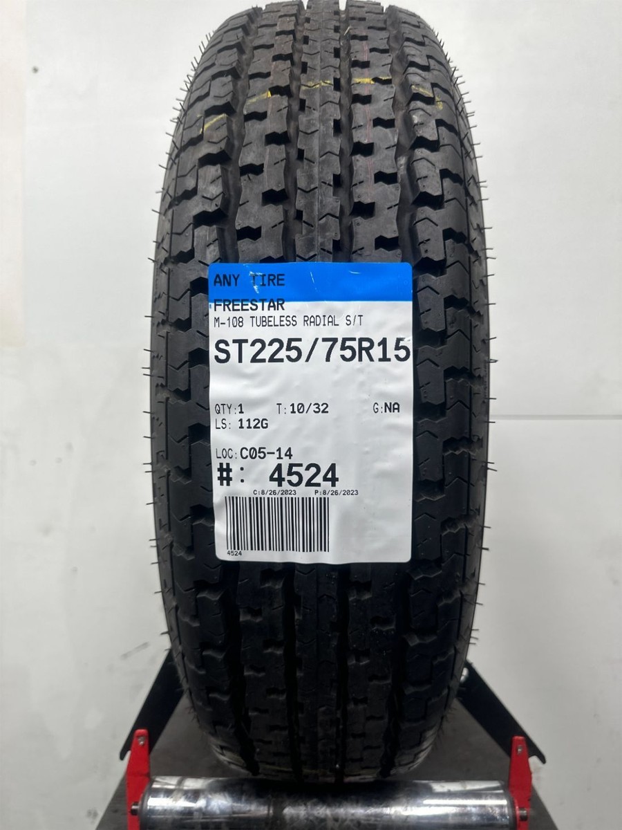1 Used Freestar M-108 Tubeless Radial S/T ST225/75R15 2257515 225