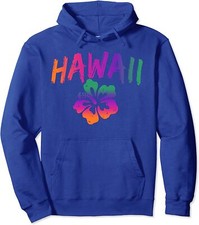 Hawaiian Beach Summer Family Vacation Retro Gift Unisex Hooded Sweatshirt