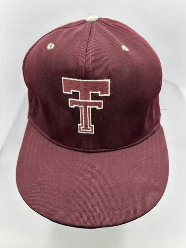 Vintage 1989 Texas Tech University Red Raiders Snapback Trucker Style Hat - Picture 2 of 6
