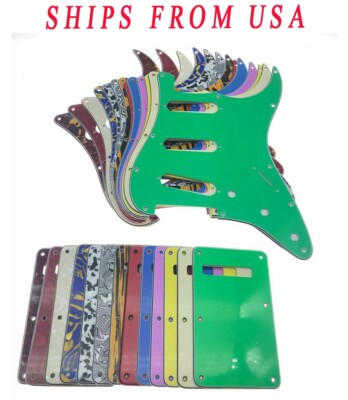 KAISH USA Spec Guitar SSS Pickguards Tremolo Cover For Fender Stratocaster