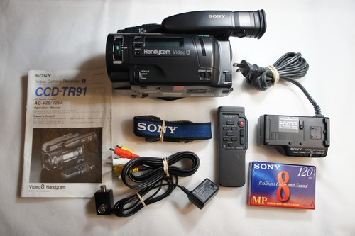 Grabadora de cámara de video Sony Handycam video SteadyShot modelo CCD-TR91 para reparación | eBay