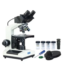 Turret Phase Contrast 3.0MP Digital Compound Microscope 40X-2000X Plan Objective