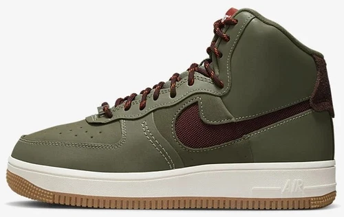 Nike Air Force 1 Sculpt High Olive Burgundy W
