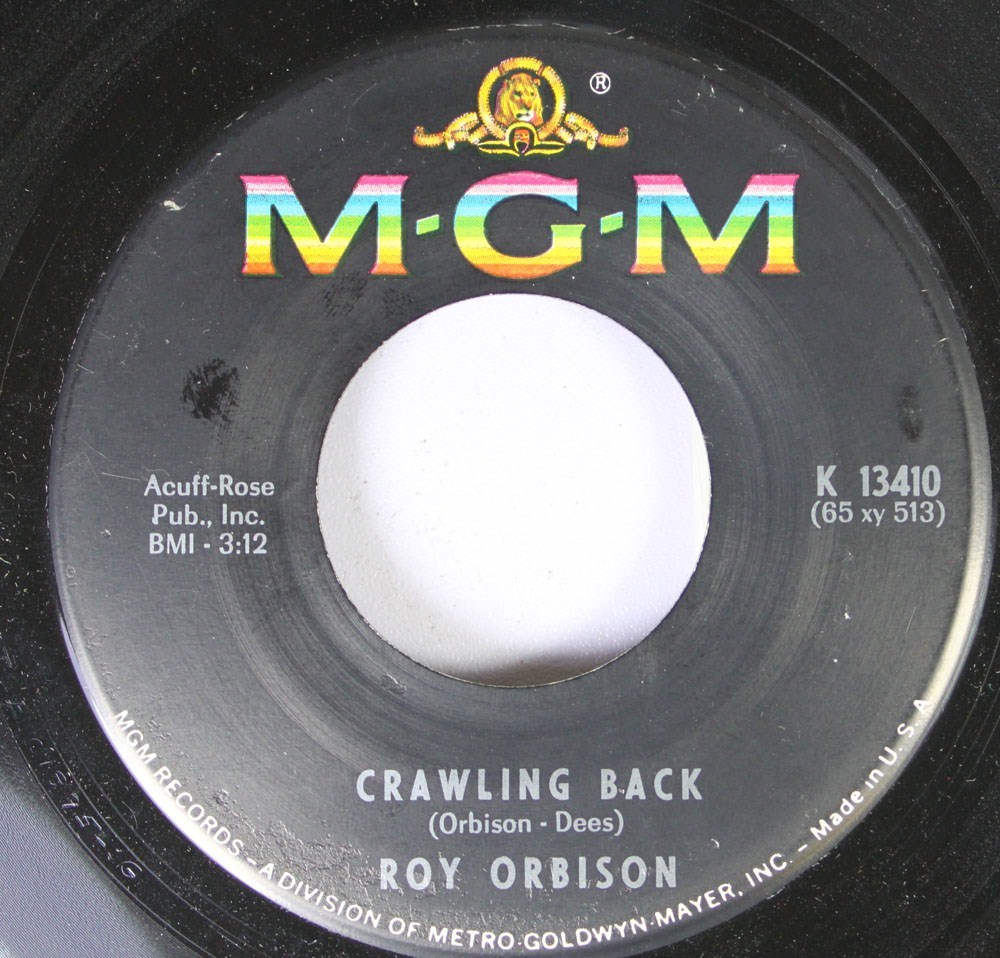 50'S & 60'S 45 Roy Orbison Crawling Back / If You Can'T Say Something