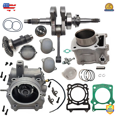 for HISUN 500 Cylinder Head Crankshaft Cylinder Rebuild Kit UTV Massimo Coleman 