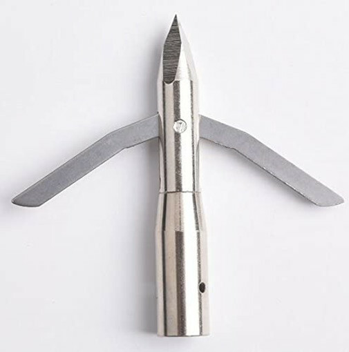 6PK Bowfishing Arrow Point Broadheads Fixed Head Blade | eBay