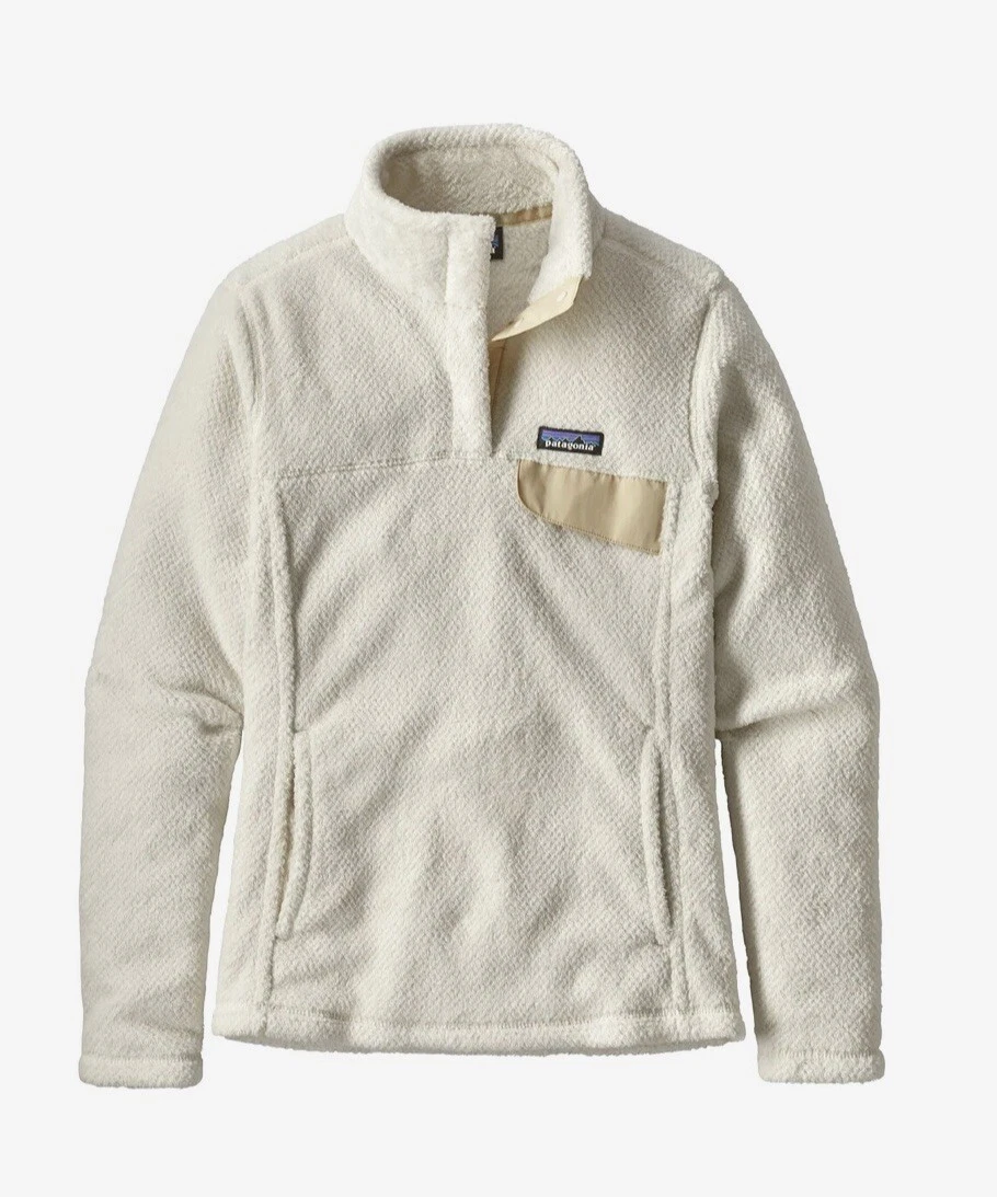 PATAGONIA Re Tool T Snap Pullover Fleece Jacket STY25442 Off White