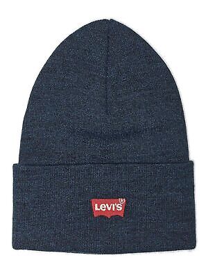 Cappello Levis Logo Embroidered Slouchy Beanie Levi's Cuffia Accessori Blu  | Acquisti Online su eBay