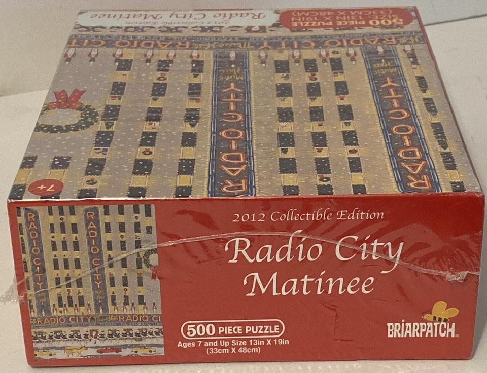 Rompecabezas Radio City Matinee Music Hall 2012 edición coleccionable 500 nuevo Foto 3 de 4