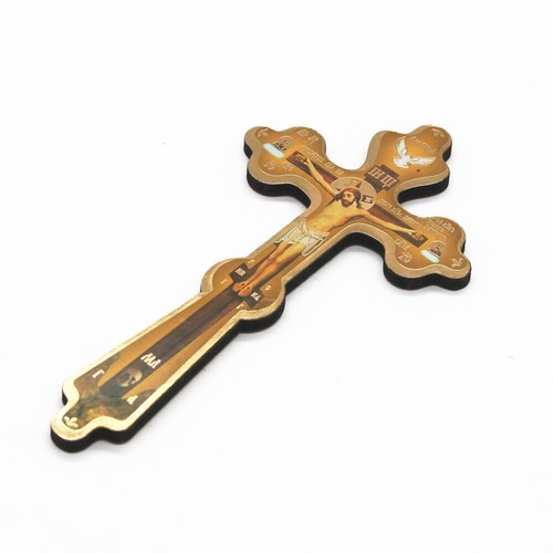 Orthodox Wooden Hand Cross Church Blessing Crucifix Christian Catholic Prayer - Picture 10 of 12