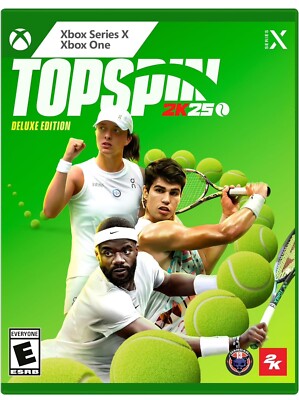 TopSpin 2K25 Deluxe Edition (Microsoft Xbox Series X, Xbox One, 2024)