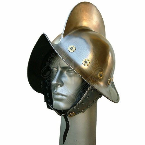18GA Sca Spagnolo Morion Helmet-Medieval Conquistador Costume Armor Casco  AJ375 | eBay