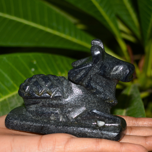 Shiv Sevak, Animal Figurine Sacred Bull Marble God Nandi Animal Figurine ~1052 - Picture 4 of 5