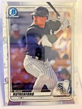 2020 Bowman Chrome Prospects - BCP 13 Blake Rutherford Chicago White Sox (i75)