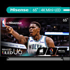 New Listing65-Inch Class U6 Series Mini-Led Uled 4K Uhd Google Smart Tv (65U6N) - Qled Quan