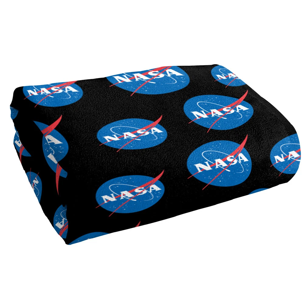 NASA Meatball Logo Pattern Officially Licensed Beach Towel 30"x60"