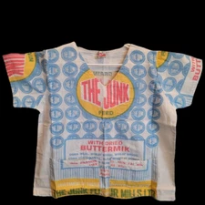 Flour Sack The Junk Feed Sack Top T Shirt Vintage Look Cotton One Size