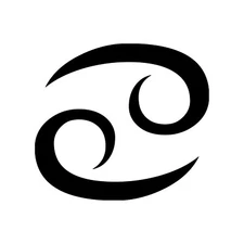 CANCER Vinyl Decal Sticker - Astrology Zodiac Sign Water The Crab