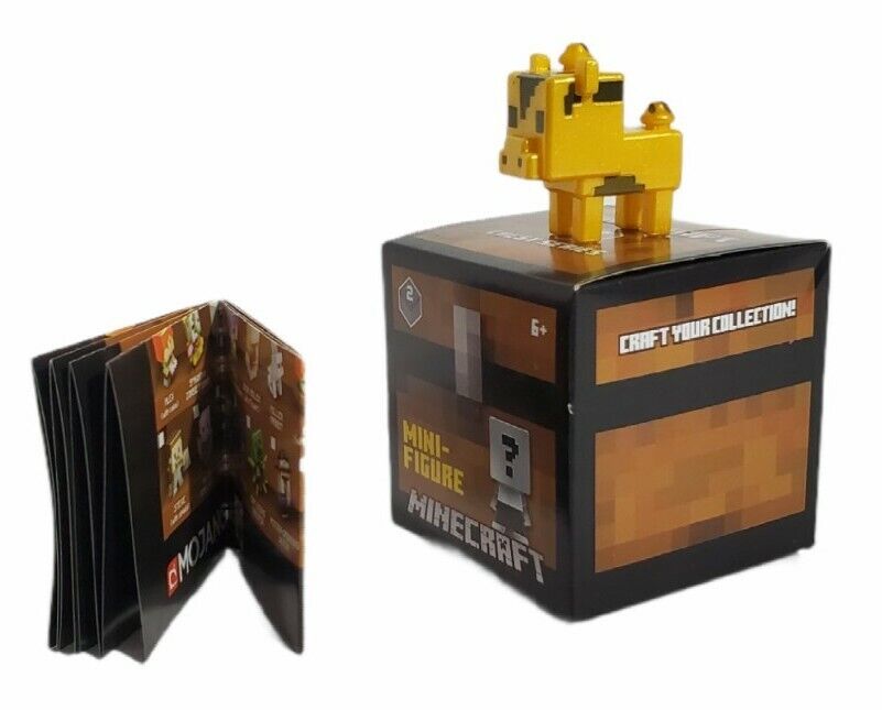 MINECRAFT MINI FIGURES - GOLD SLIME CUBES - CHEST SERIES - CHASE*