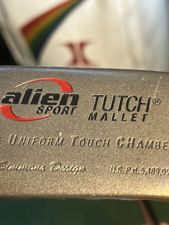 Alien Sport Pat Simmons Tutch Gray Mallet Putter/RH/Aluminum Titanium/35" - Image 2 of 4