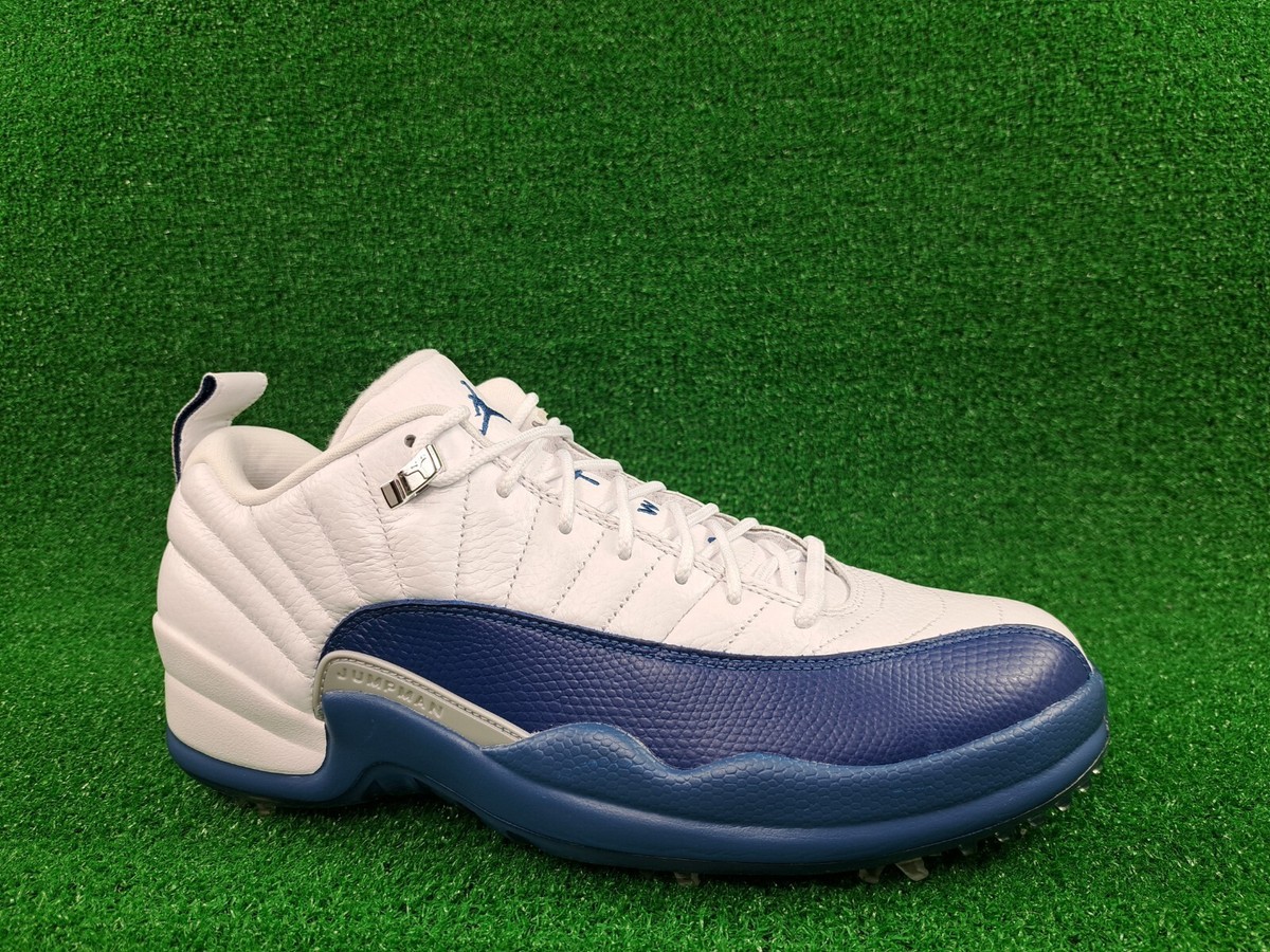 Air Jordan XII 12 Low French Blue Golf Shoes Mens Size 5 - Women's