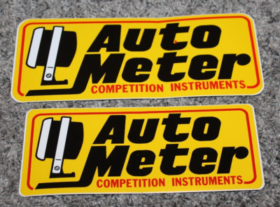 AUTO METER Competition Instruments Sticker /Decal (lot of 2) | eBay