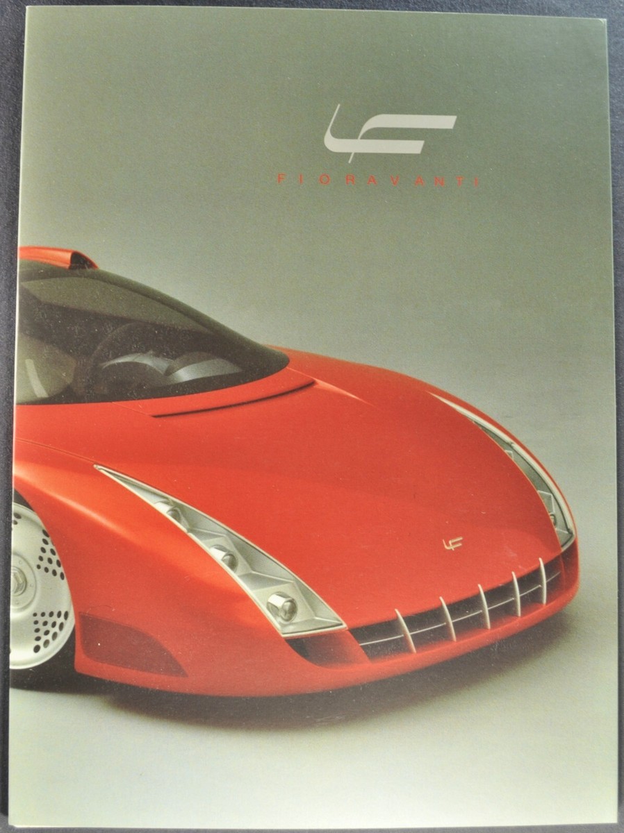 2000 Fioravanti F-100 Concept Car Brochure Ferrari Excellent Orig