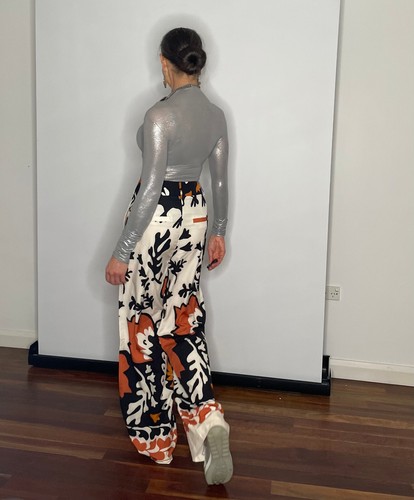 Conjunto de traje pantalón psicodélico de los años 80 y 60, ¡haz oferta bienvenida! - Imagen 6 de 12