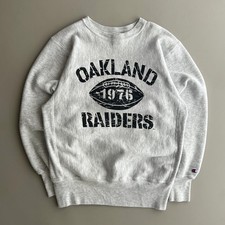 Large 90s Champion Reverse Weave Oakland Raiders Sweatshirt